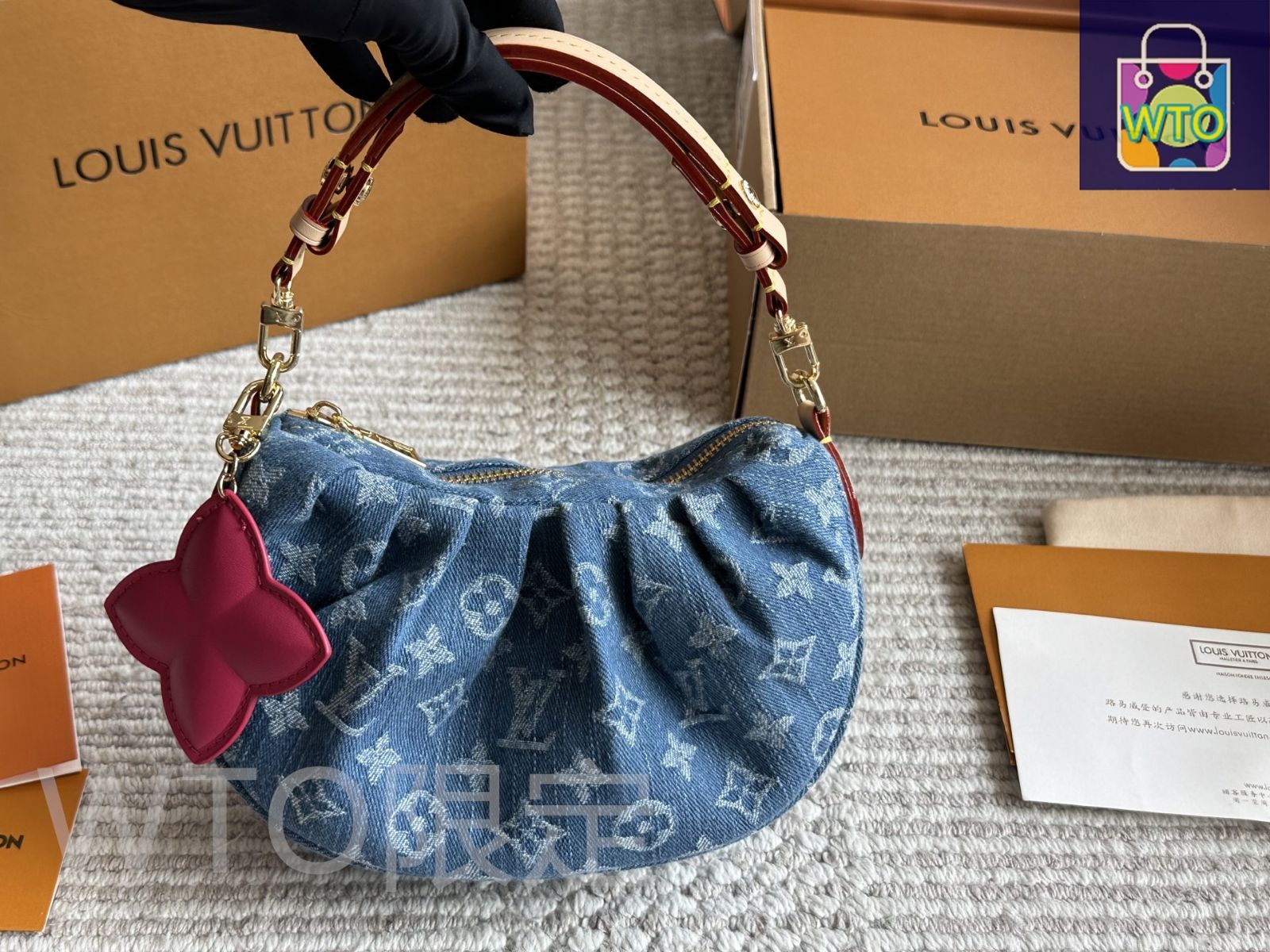 《最安値》LOUIS VUITTON モノグラム　デニム　ショルダーバッグ 今日特価】Louis Vuitton ルイ・ヴィトン モノグラム デニム