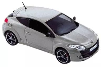 中古】ミニカー 1/43 ルノー メガーヌRS 2010 シルバー [517709