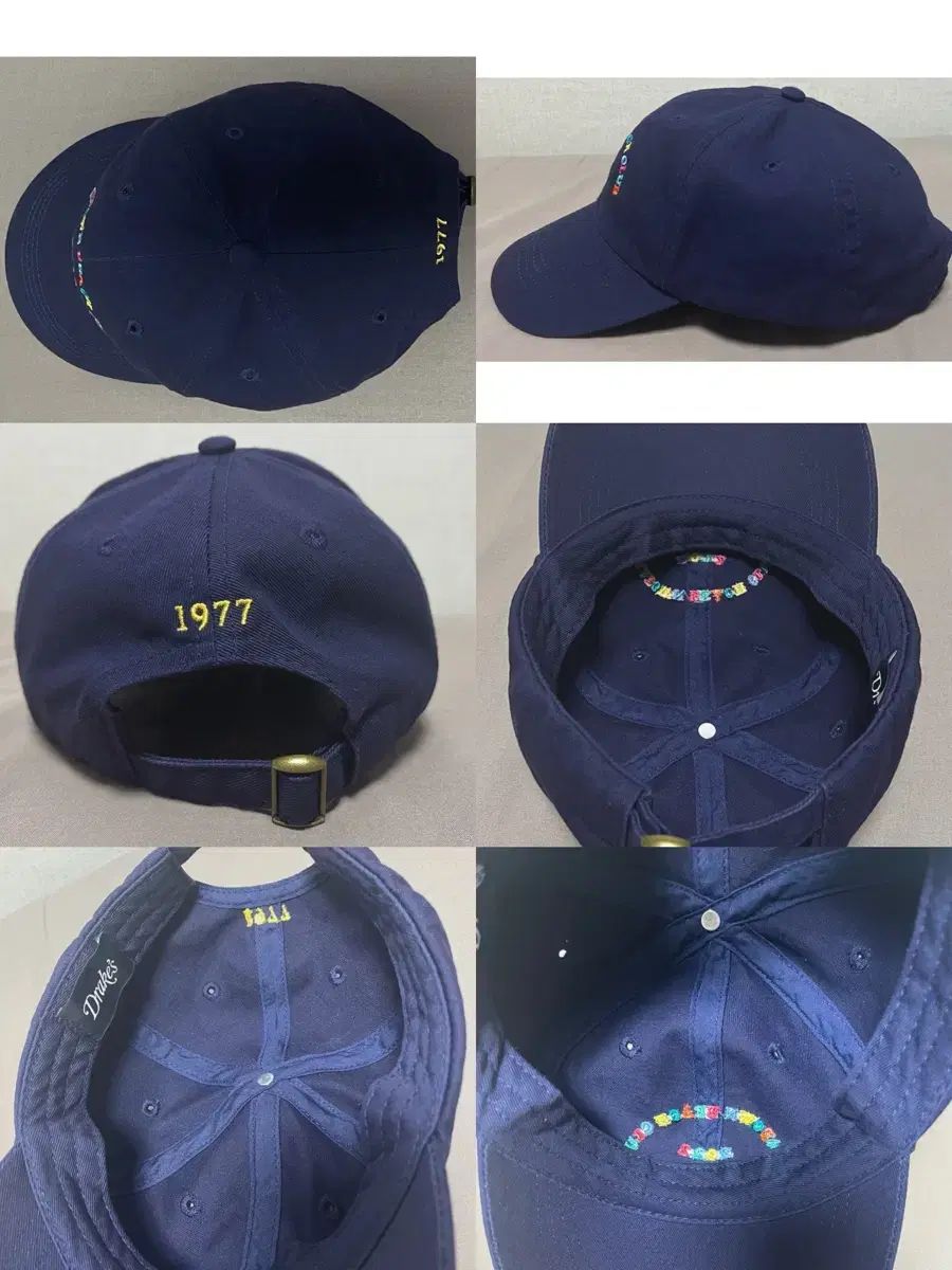 ドレイクス Drakes ウール 帽子 ネイビー