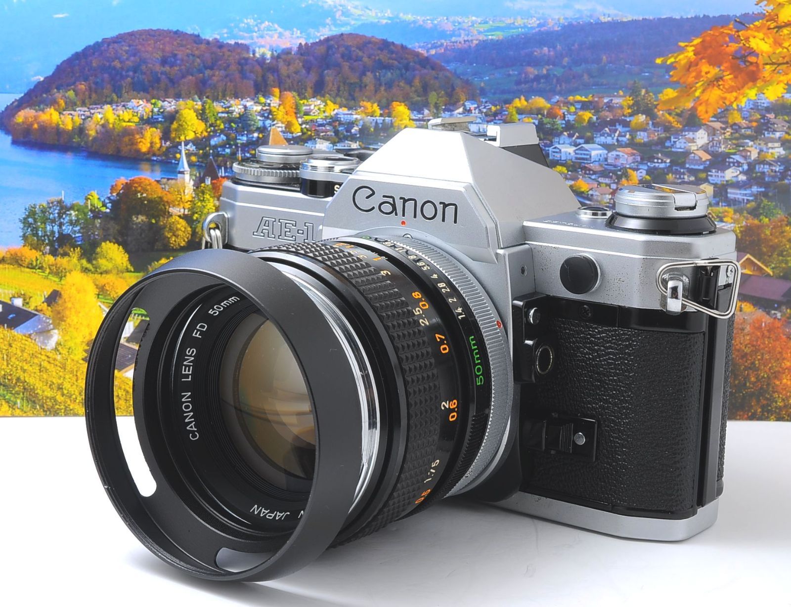 Canon AE-1 シルバー FD 50 mm F 1.4 セット 動作良好 露出計作動 レンズ カビ曇りなし あり