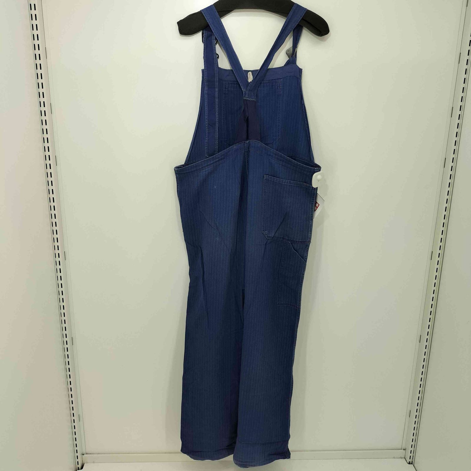 1960s〜70s ビンテージ　コットンヘリンボーン　オーバーオール　古着屋 ユーズドフルギ USED古着 50-60s REINE BAUMWOLLE EURO ユーロワーク