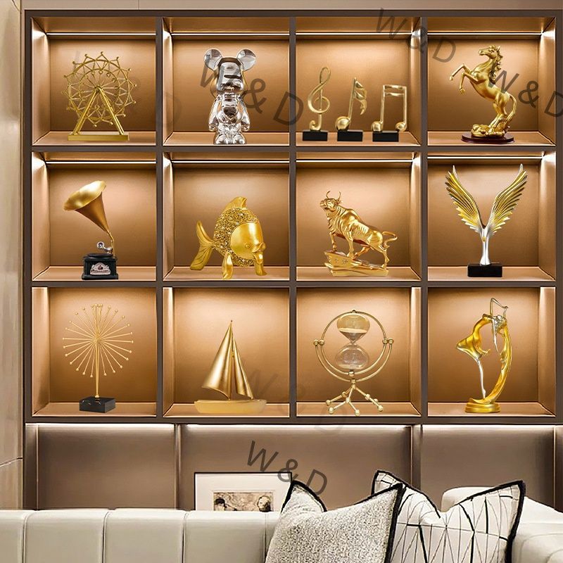 送料無料】軽奢華 オブジェ インテリア 酒棚 リビング 玄関 オフィス
