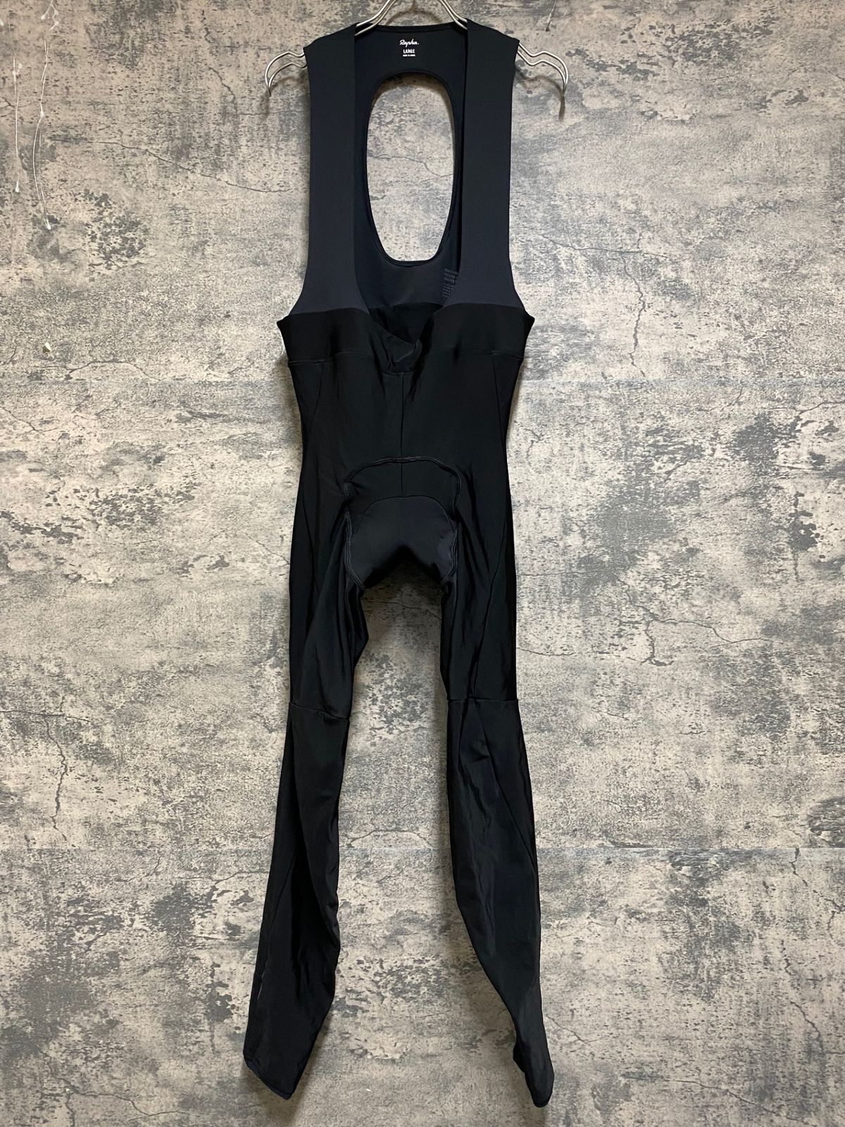 JN475 ラファ Rapha CORE WINTER TIGHTS WITH PAD ビブタイツ 黒 L 裏起毛