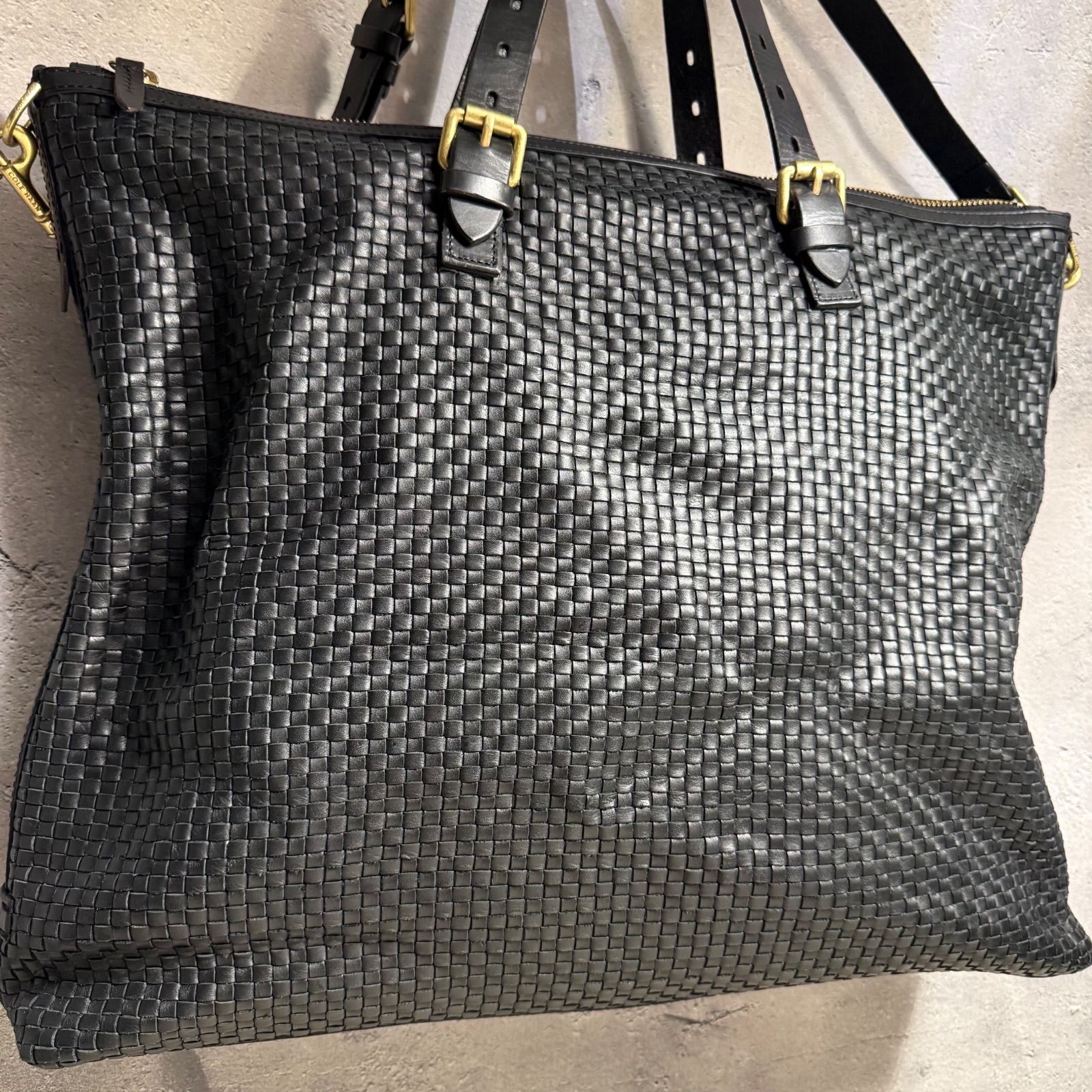 ✨COLE HAAN キャサリン ウーブン トートバッグ ショルダーも可能 