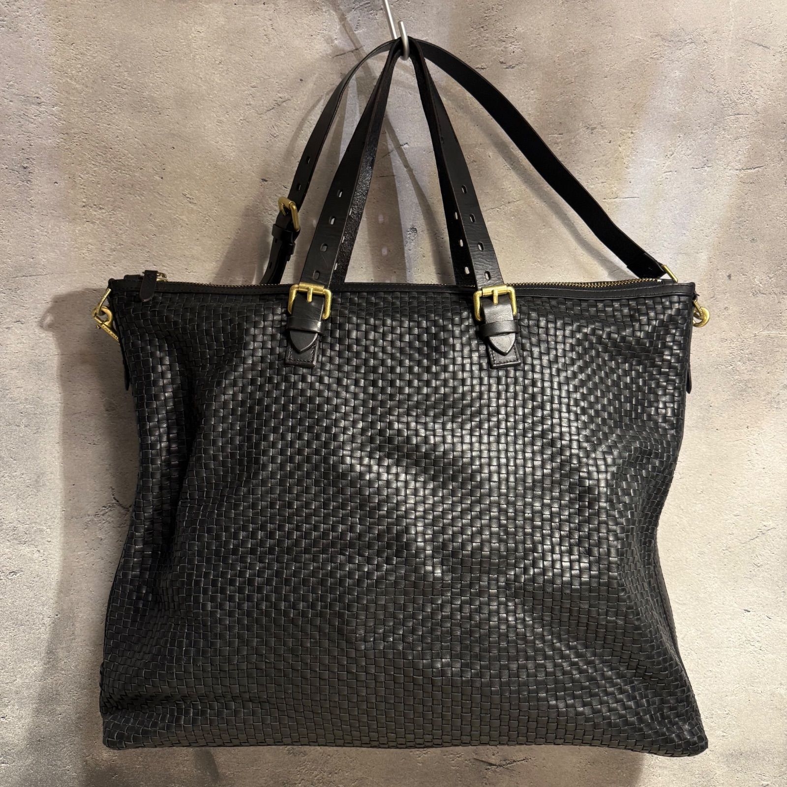 ✨COLE HAAN キャサリン ウーブン トートバッグ ショルダーも可能 