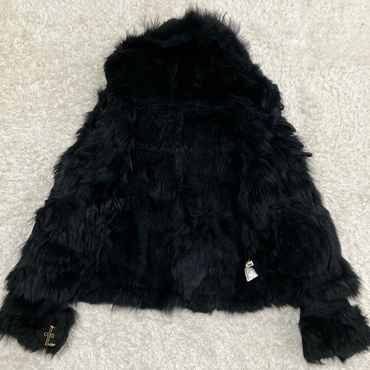 極美品！d.i.a. ダイヤ ムートンジャケット リアルレザー 金ボタン