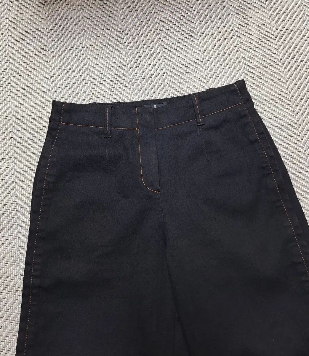 LANVIN ランバン ワイド ズボン 起毛 レディース 27インチ