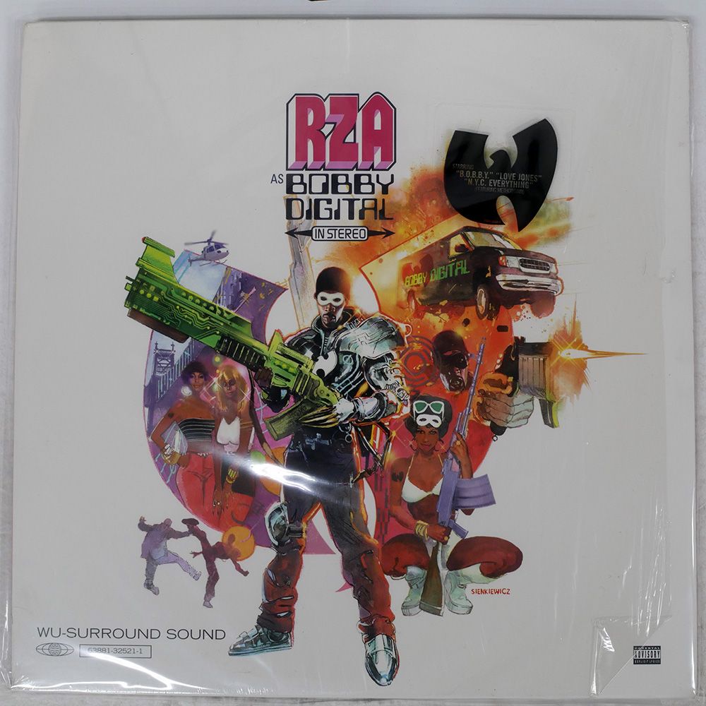 US盤 RZA/RZA AS BOBBY DIGITAL IN STEREO/GEE STREET 63881325211 LP