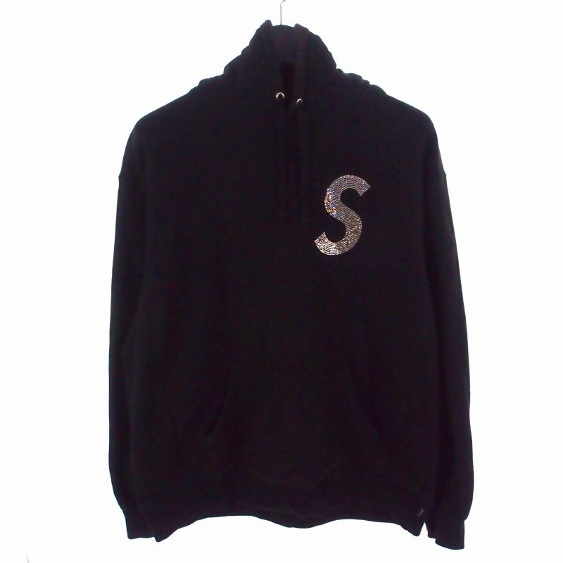 シュプリーム SUPREME × スワロフスキー Swarovski S Logo Hooded