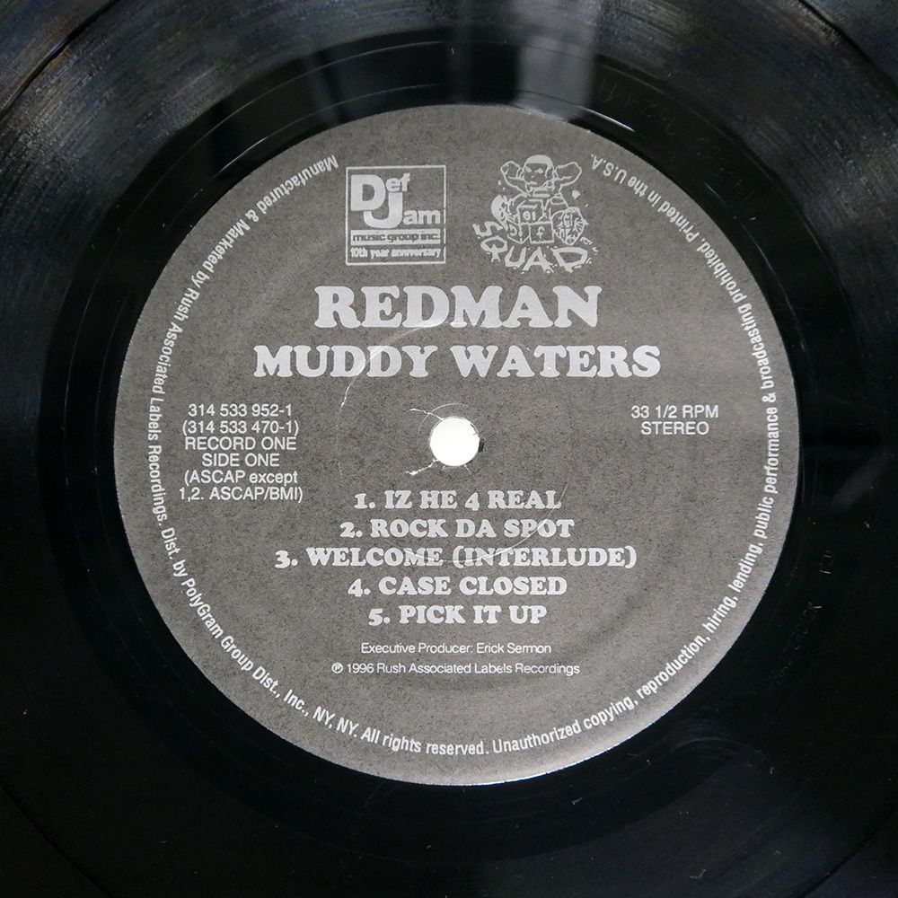 US盤 REDMAN/MUDDY WATERS/DEF JAM MUSIC GROUP 3145334701 LP 【公式