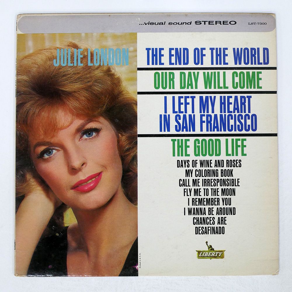 Julie London ...at  USオリジナル盤LP 青盤 希少 Julie London at USオリジナル盤LP 青盤 希少 Julie London at US