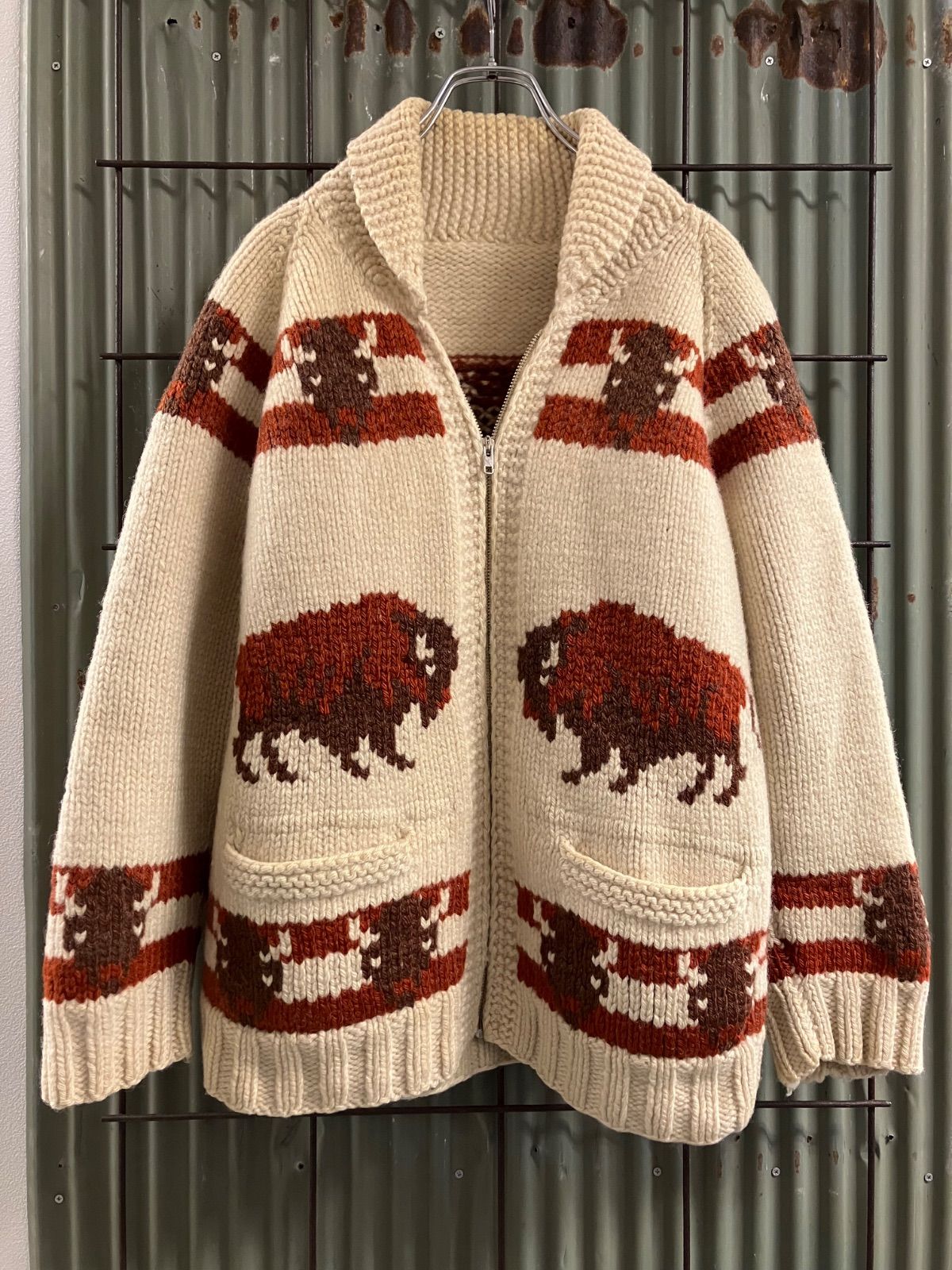 Old Cowichan Sweater カウチンニット ハンドニット セーター