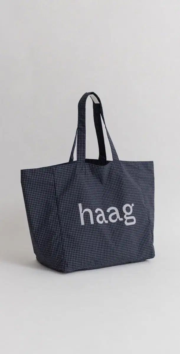 新品未使用　haag トートバッグ　エコバッグ　チェック haag チェックエコバッグ - メルカリ