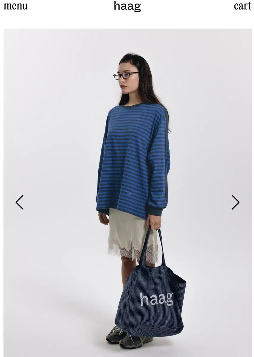 haag チェックエコバッグ - メルカリ