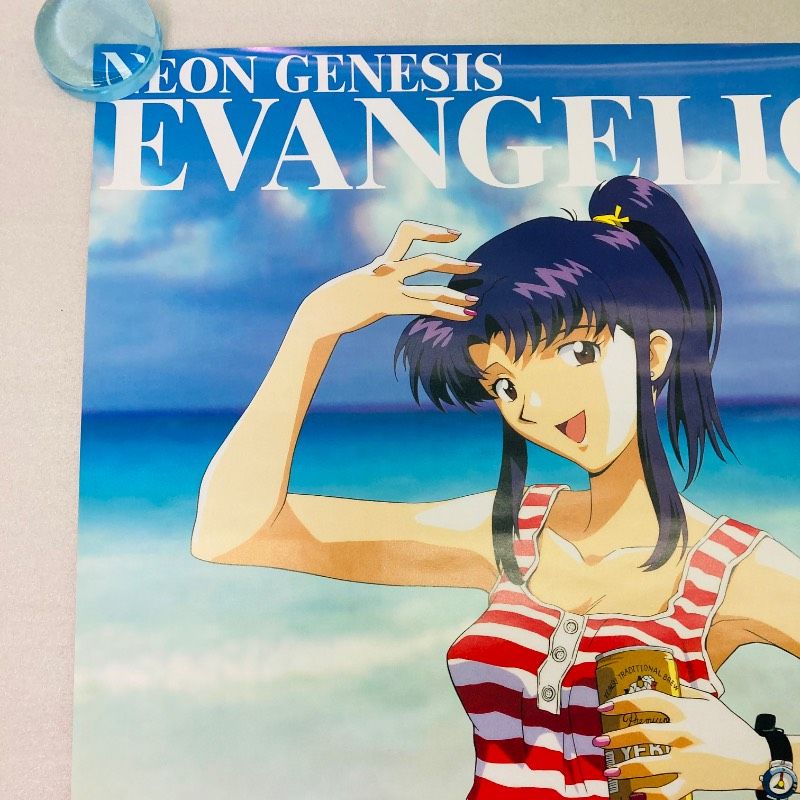 エヴァンゲリオン　ポスター 新世紀エヴァンゲリオン 初号機vsサキエル 開田裕治 Newtypeポスター