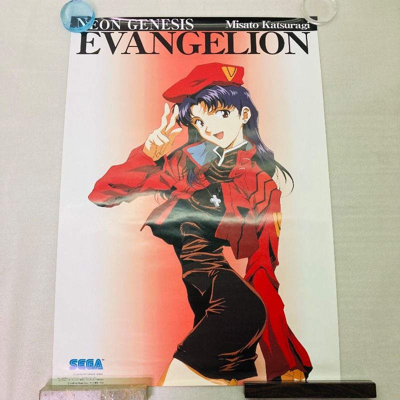 [No Pin Holes] [B2 Size] [Poster] Neon Genesis Evangelion Katsuragi Misato SEGA Sega TAKESHI HONDA “Neon Genesis Evangelion Genesis Genesis 0:2” King Records Co., Ltd. CGAINax/Project Eva. ・TV TOKYO NAS