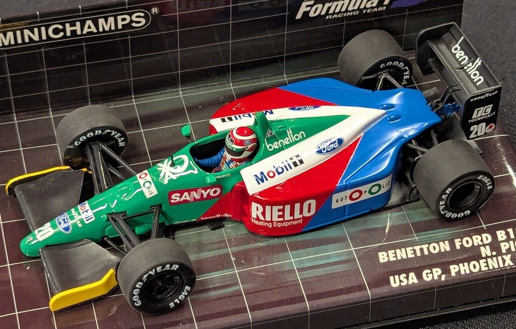 PAUL S MODEL ART 1 FORD B 189 N.PIQUET USA GP PHOENIX 1990