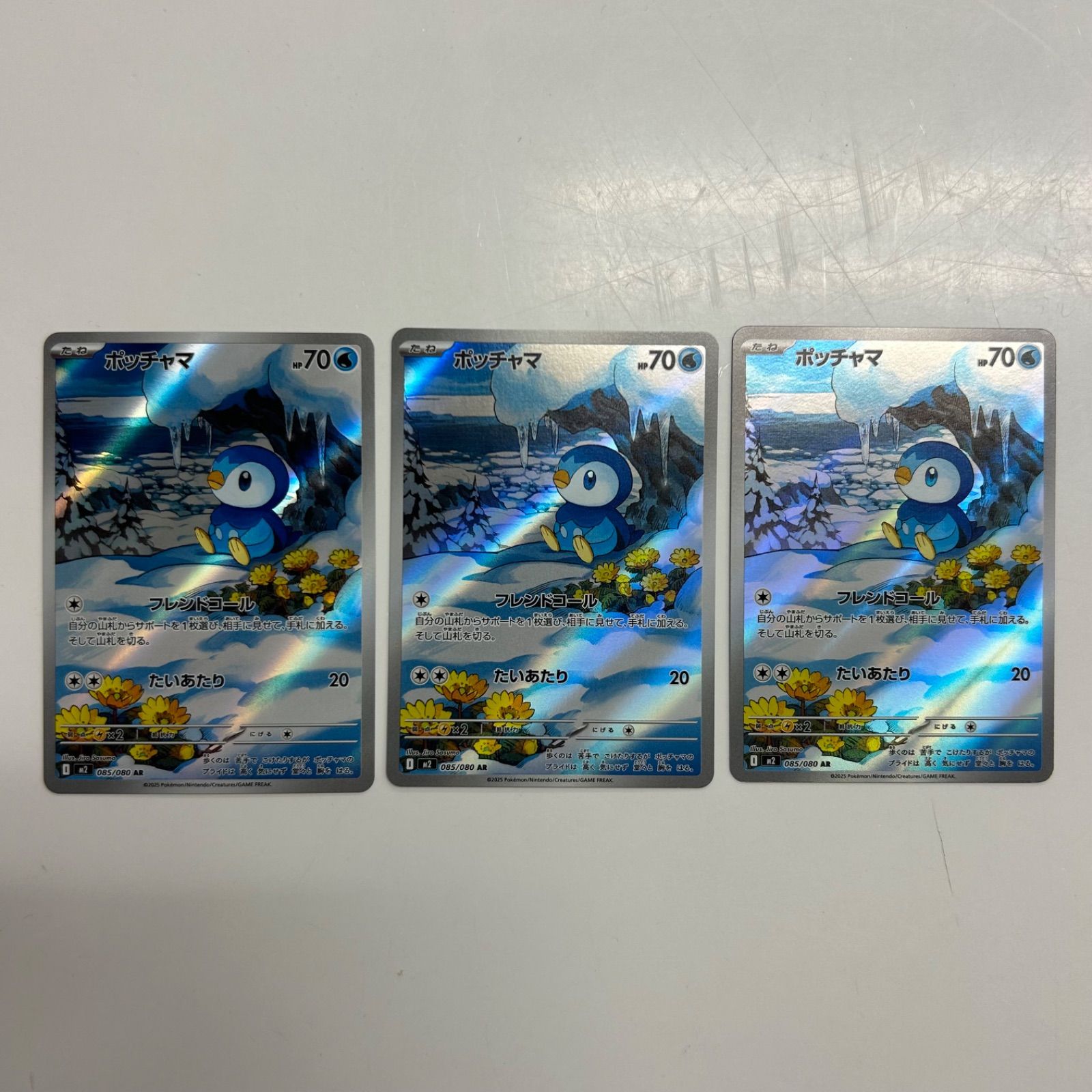 盛岡】ポッチャマ AR M2 085/080 3枚セット - メルカリ