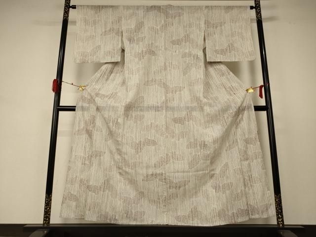 平和屋着物 夏物 小紋 絽 舞蝶文 洗える着物 jd