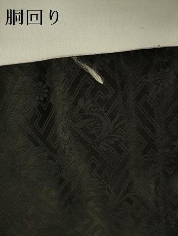 平和屋着物○九寸名古屋帯 絞り よろけ縞 黒地 正絹 逸品 DAAZ2250op