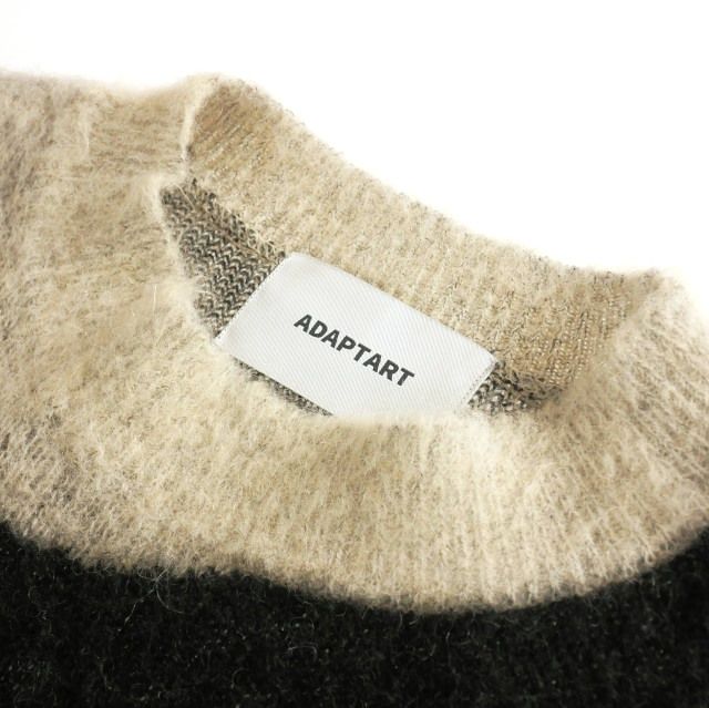アダプタート ADAPTART JACQUARD SWEATER ニット セーター 長袖 F 