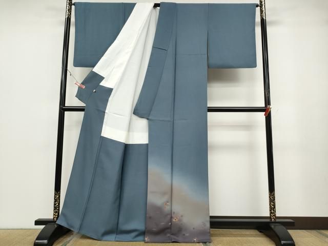 平和屋着物 豪華色留袖 流水芝草花文 暈し染め 金彩 扱い 正絹 ut