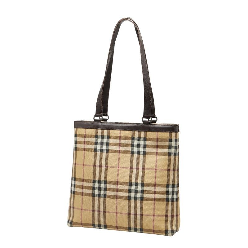 バーバリー ノバチェック シャドーホース ハンドバッグ トートバッグ