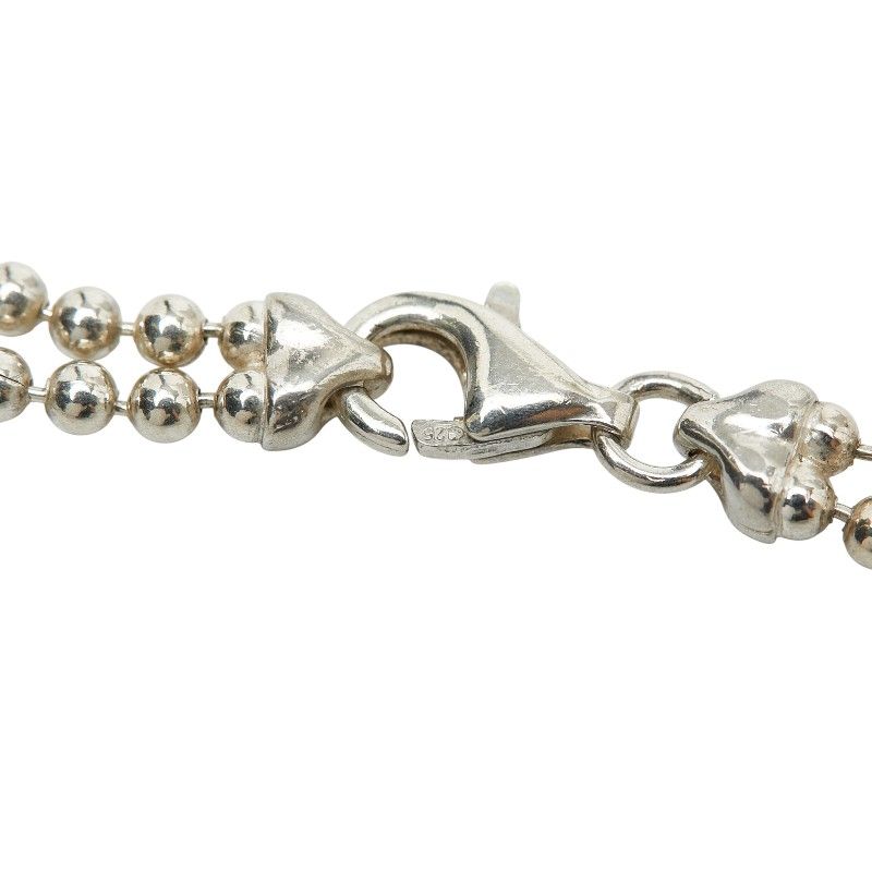 グッチ プレート ネックレス ボールチェーン ダブルチェーン SV925