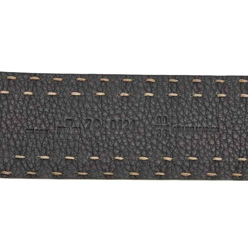 486 フレディ フェンディ セレリア ベルト サイズ:90/36 ブラック レザー レディース