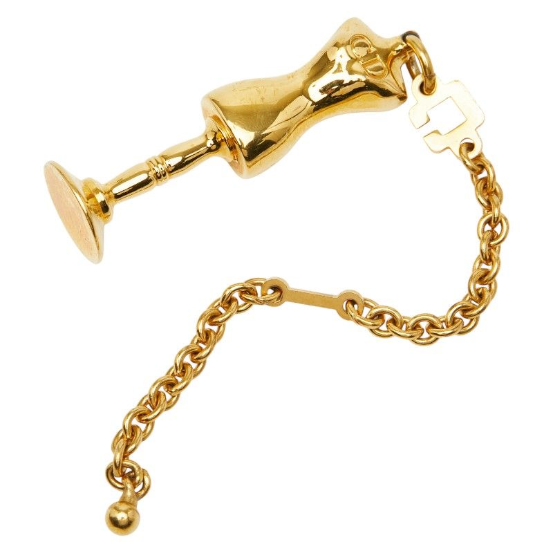 ディオール CDロゴ トルソー マネキン モチーフ ゴールド メッキ レディース Dior 228-44371