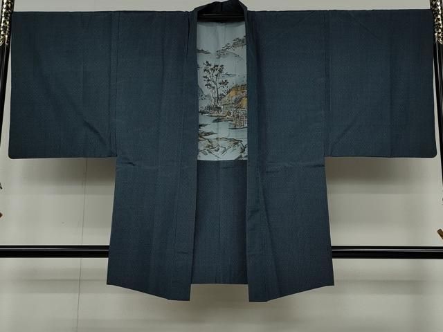 平和屋着物●男性　本場大島紬　吉祥文　正絹　逸品　未使用　CABC2152ut 平和屋着物○男性 本場大島紬 アンサンブル 吉祥文 証紙付き 正絹 逸品
