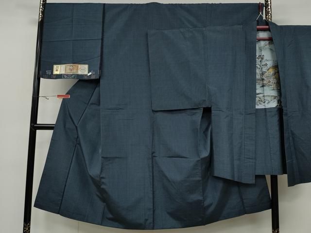 平和屋着物 男性 本場大島紬 アンサンブル 吉祥文 証紙付き 正絹 ut