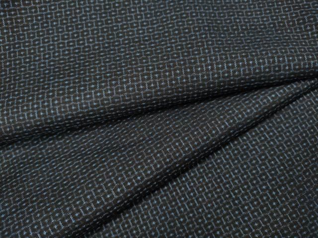 平和屋着物 男性 本場大島紬 80亀甲 総詰め 正絹 ut