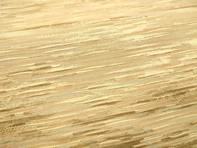 平和屋着物○九寸名古屋帯 紬地 霞文 金糸 正絹 逸品 DAAZ4512cm