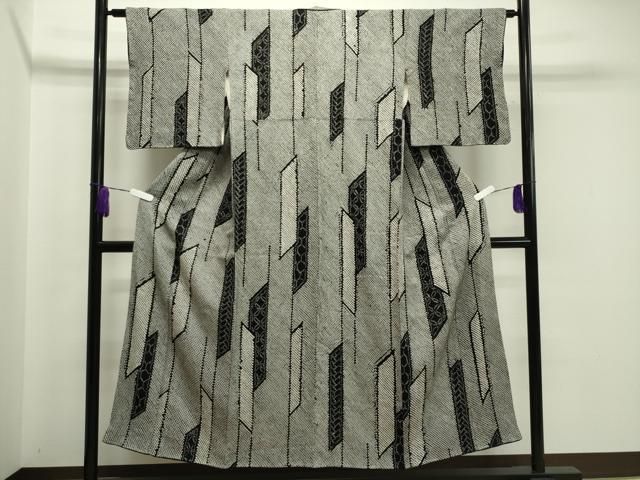 平和屋着物●上質な小紋　総絞り　吉祥花文　黒地　正絹　逸品　未使用　CABA1389gh 平和屋着物○上質な小紋 総絞り 吉祥花文 黒地 正絹 逸品 未使用