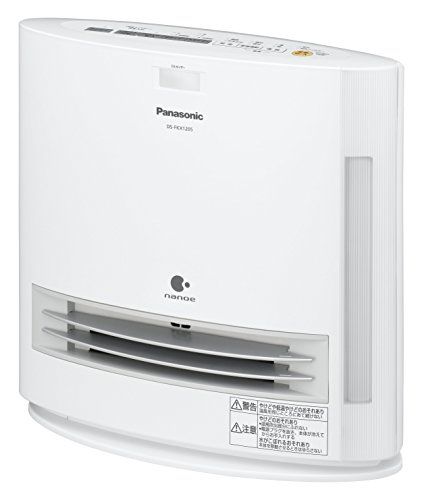 パナソニック セラミックファンヒーター 加湿機能付 ひとセンサー付 ナノイー搭載 ホワイト DS FKX 1205 W