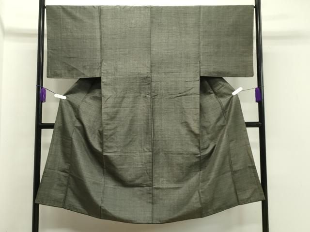 平和屋着物 男性 紬 縞 正絹 gh