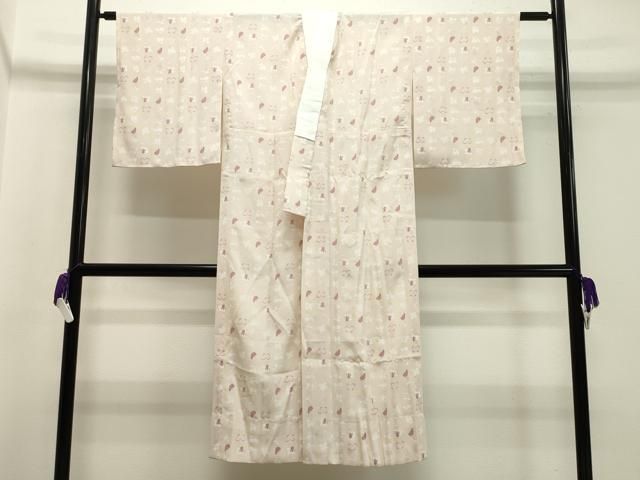 平和屋着物 長襦袢 無双仕立て 舞蝶文 やまと誂製 洗える着物 gh