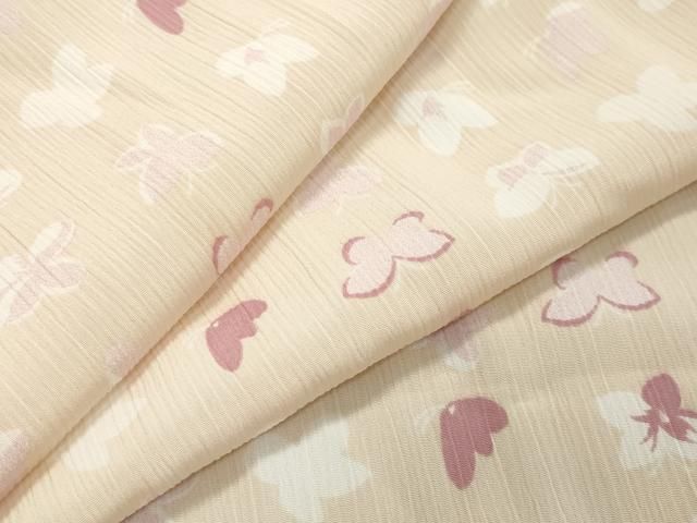 平和屋着物 長襦袢 無双仕立て 舞蝶文 やまと誂製 洗える着物 gh