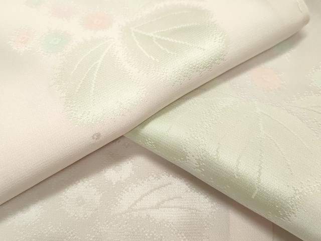 平和屋着物 長襦袢 無双仕立て 作家物 桐地紋 暈し染め 正絹 gh