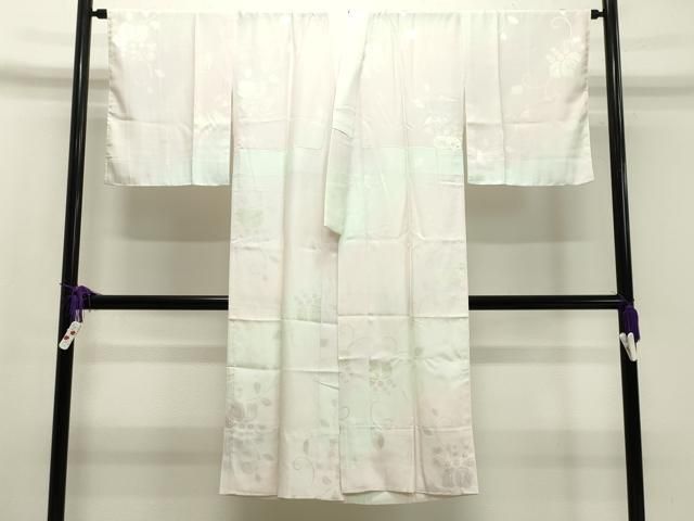 平和屋着物 長襦袢 無双仕立て 作家物 桐地紋 暈し染め 正絹 gh