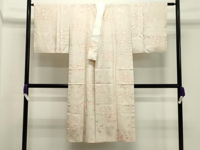 平和屋着物 長襦袢 無双仕立て 群鶴楓文 正絹 gh