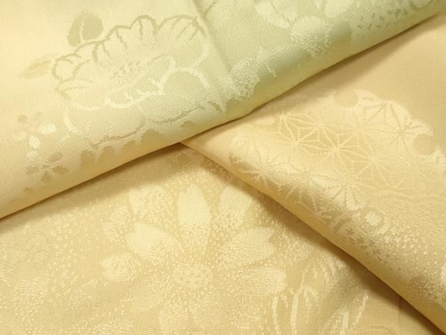 平和屋着物 長襦袢 袷 雪輪重ね花地紋 暈し染め 正絹 gh