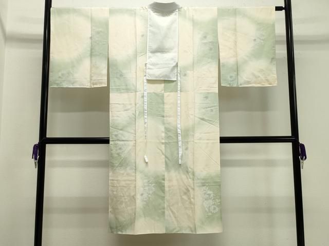  平和屋着物 長襦袢 袷 草花文 暈し染め 正絹 gh 長襦袢 長襦袢 半襦袢