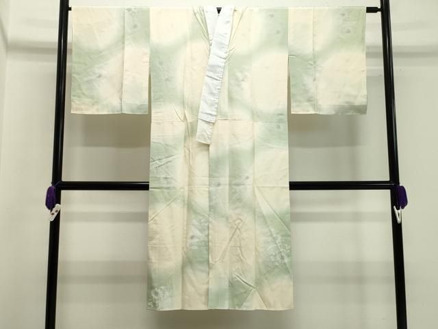 平和屋着物 長襦袢 袷 草花文 暈し染め 正絹 gh