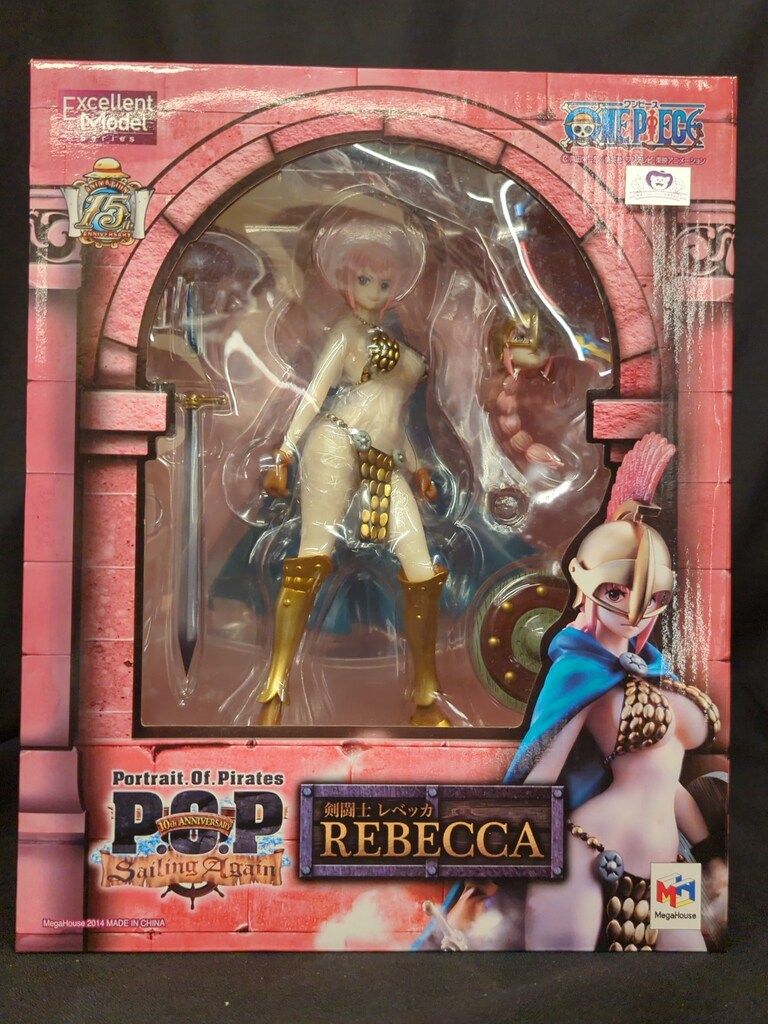 POP ワンピース Sailing Again 剣闘士 レベッカ【キャストオフ】 【公式通販】 P.O.Pワンピース “剣闘士 レベッカ” 「アクリル台座付き」