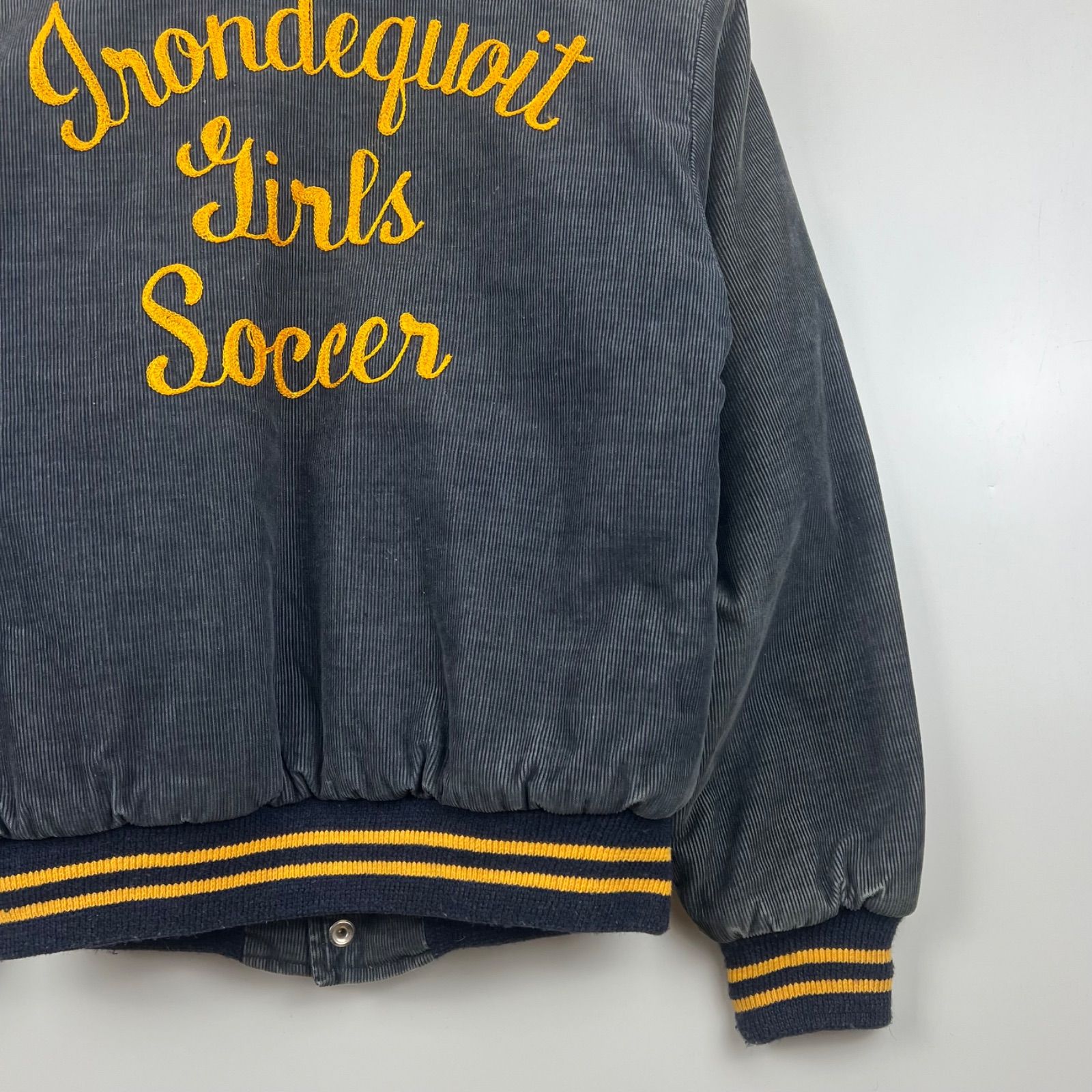 PARK REGAL 50s USA vintage corduroy award jacket fade navy パーク