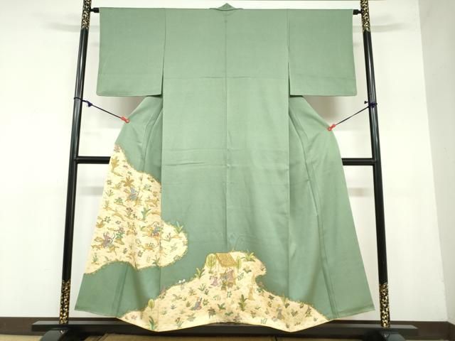 平和屋着物 豪華色留袖 狩猟文 金彩 正絹 ud