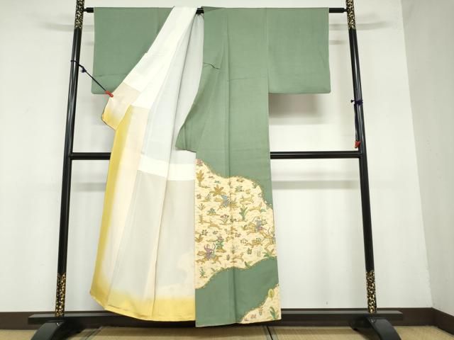 平和屋着物 豪華色留袖 狩猟文 金彩 正絹 ud