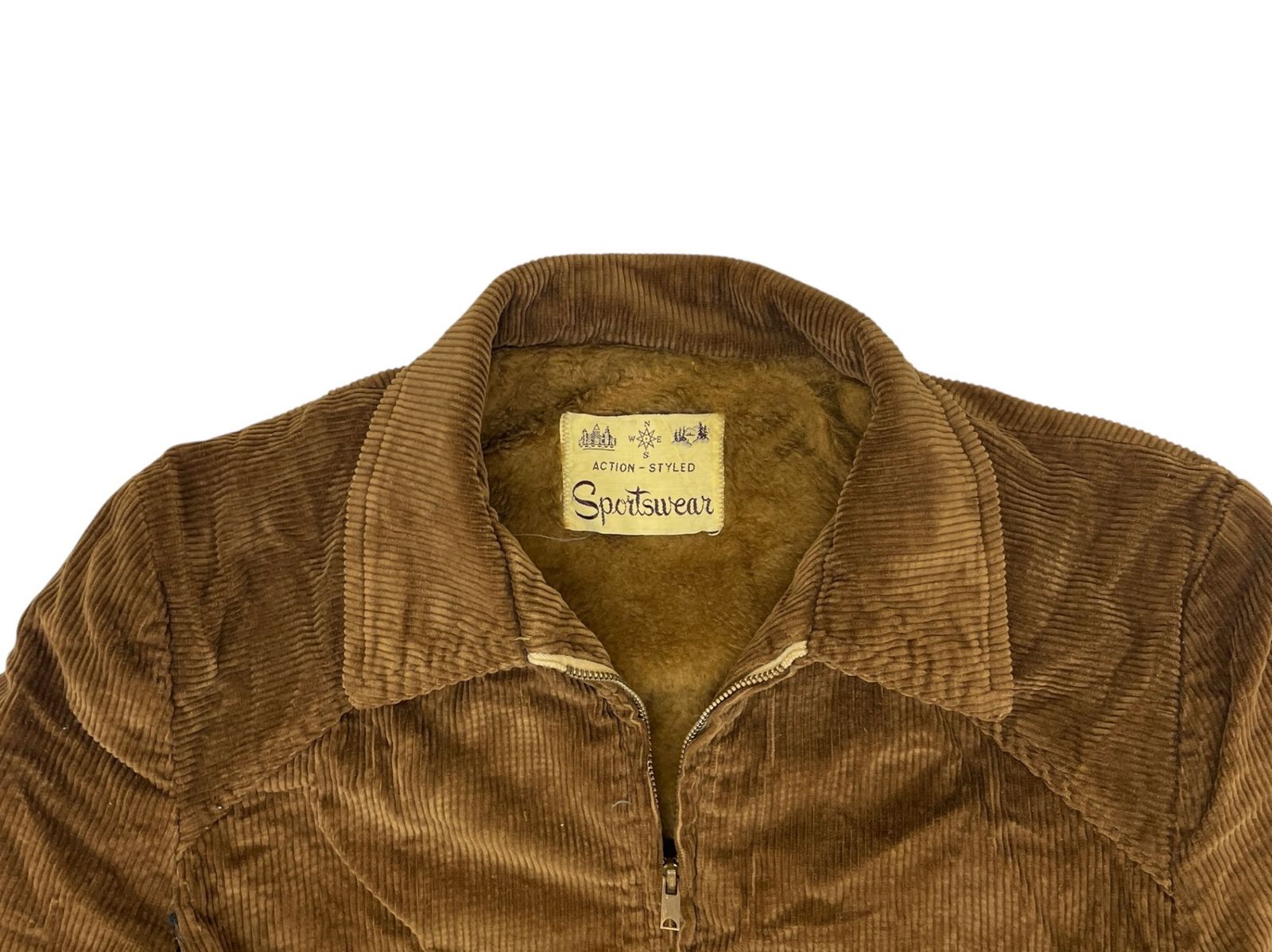 ACTION STYLED SPORTSWEAR 50s 古着 ビンテージ 太畝コーデュロイ